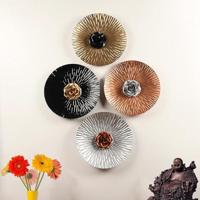 Buy Magno Flora Wall Art - Set Of Four Wall Accents from Vaaree