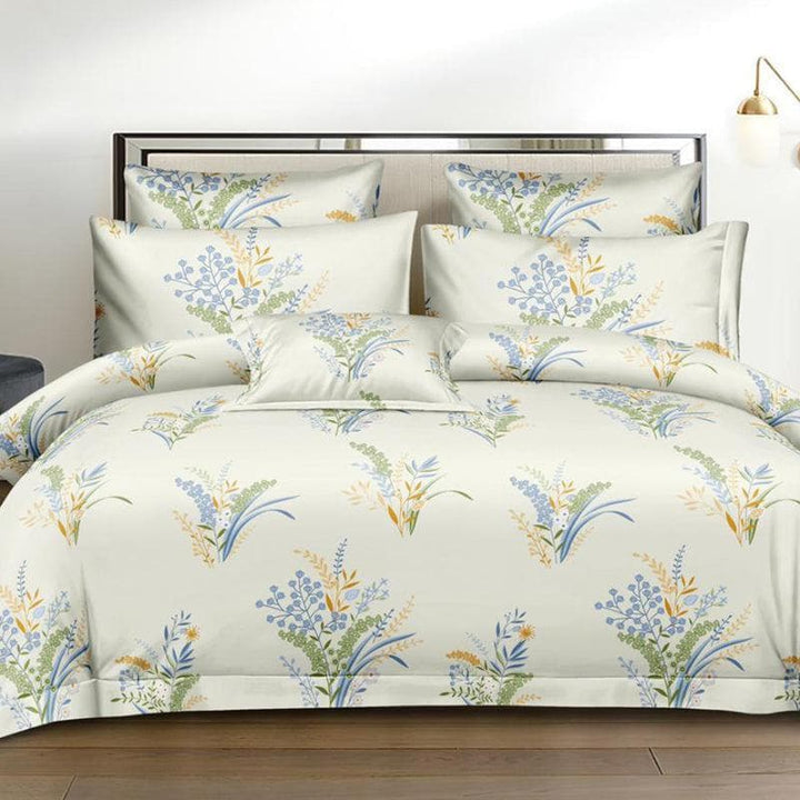 Buy Waterlily White Bedsheet at Vaaree online | Beautiful Bedsheets to choose from