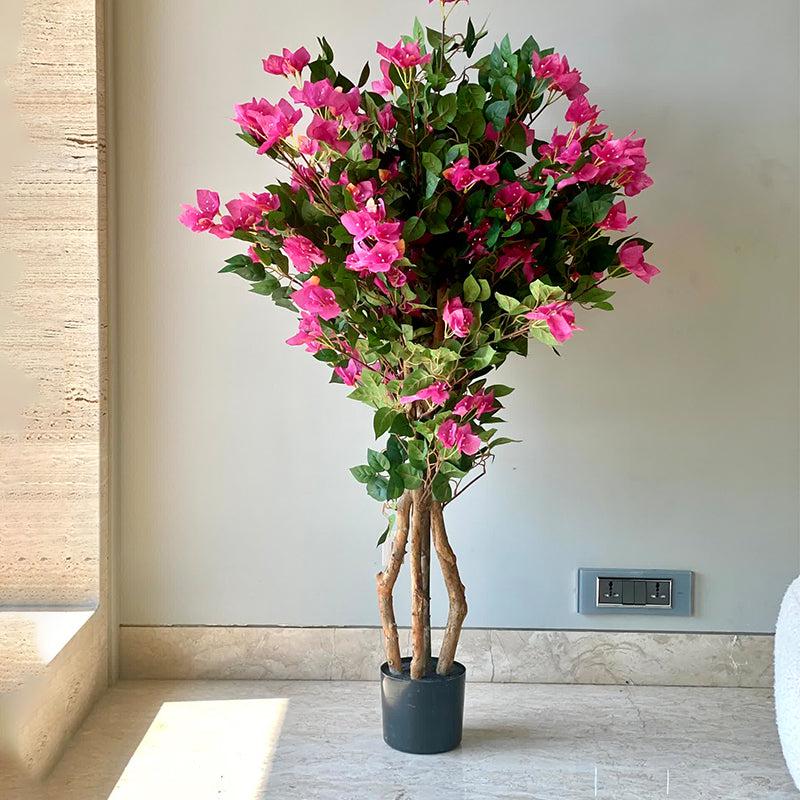 Buy Faux Bougainvillea Tree - 4 Feet Artificial Plants from Vaaree