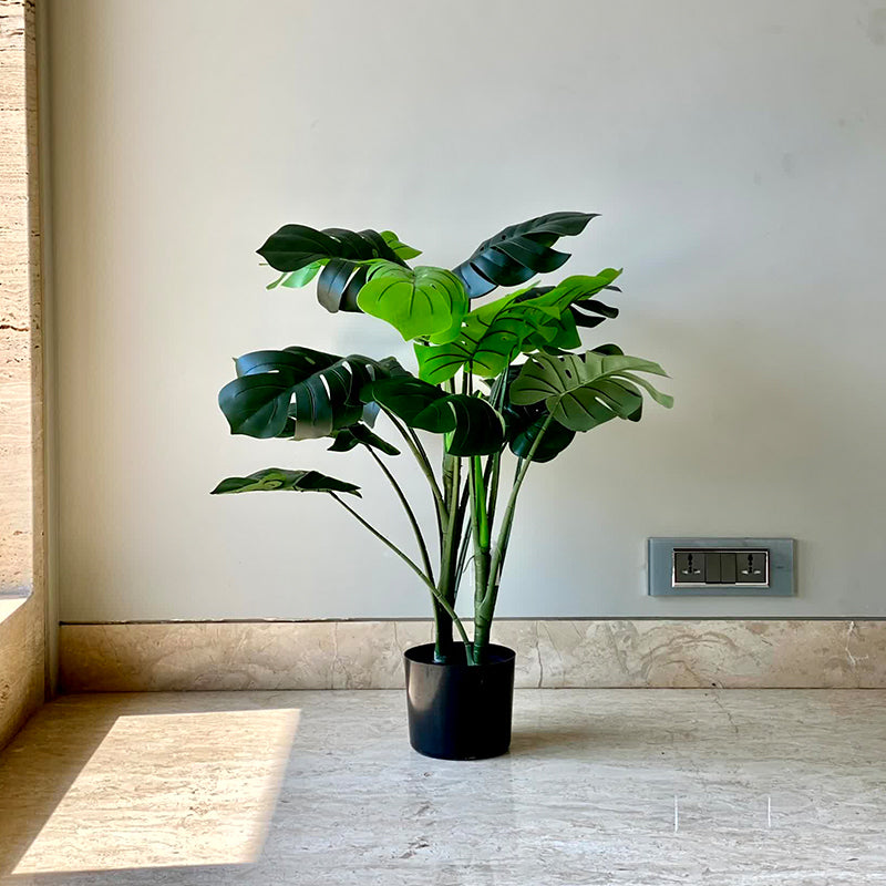 Artificial Plants - Faux Monstera Plant - 2 Feet