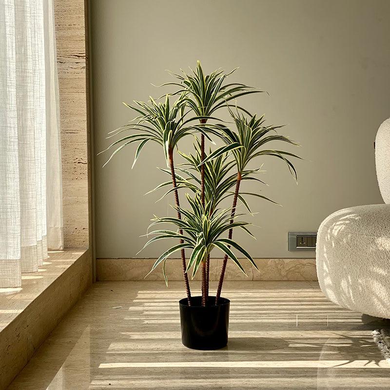 Buy Faux Spider Palm Tree - 3 Feet Artificial Plants from Vaaree