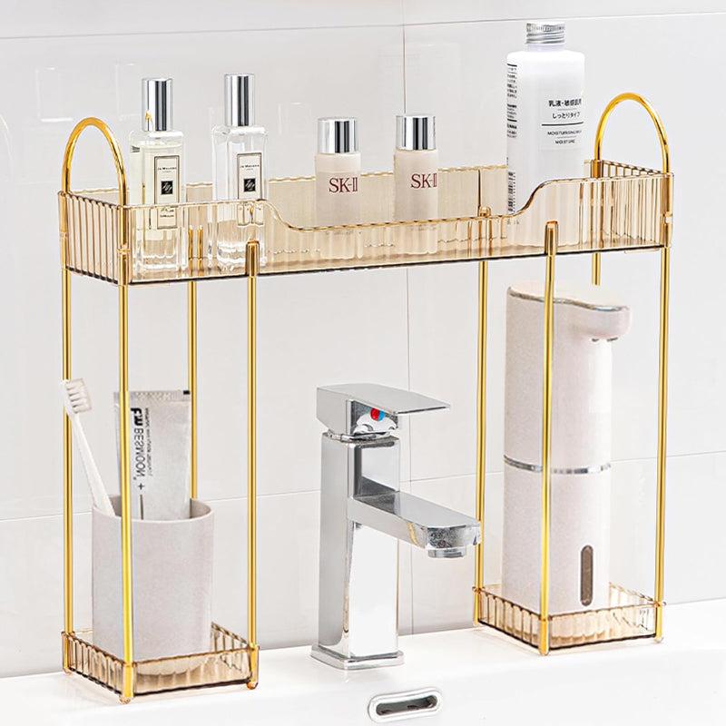 Buy Morris 2-Tier Multipurpose Organizer - Gold Racks from Vaaree