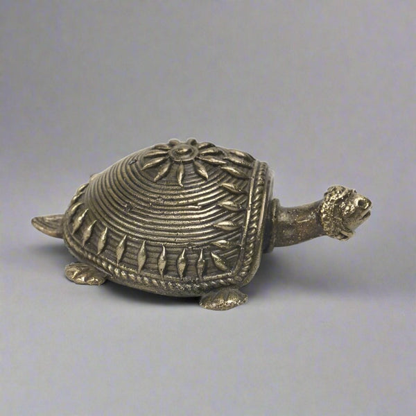 Showpieces - Sacred Brass Tortoise Idol