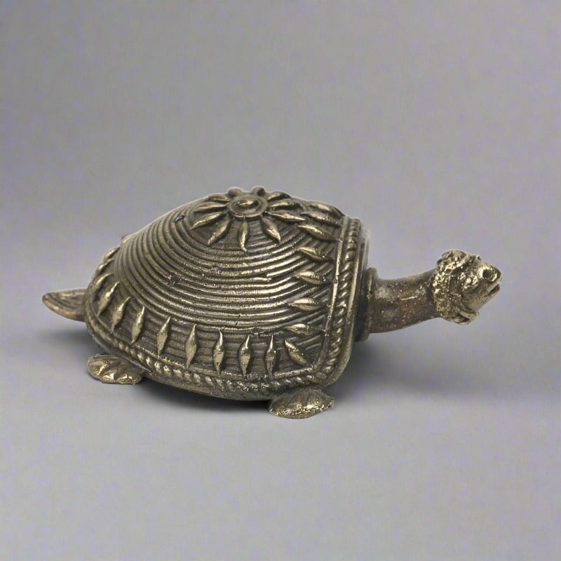 Buy Sacred Brass Tortoise Idol Showpieces from Vaaree