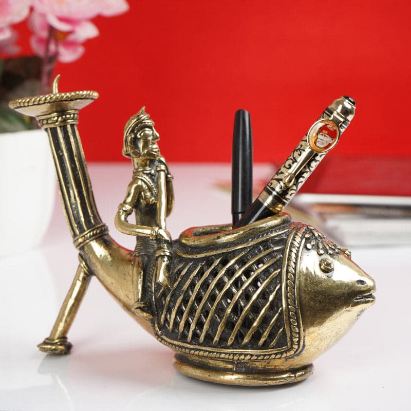 Buy Fish Golda Stationary Holder Pen Stand from Vaaree