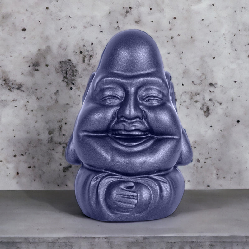 Buy Osha Mini Smiling Buddha Showpiece - Purple Showpieces from Vaaree