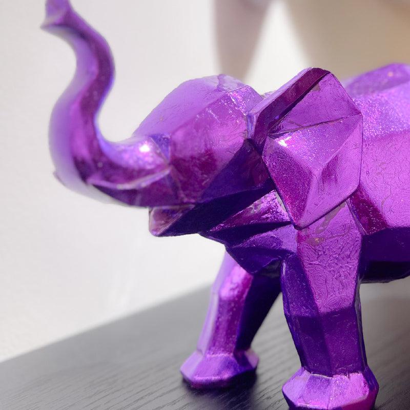 Buy Jumbo Tusker Showpiece - Purple Showpieces from Vaaree