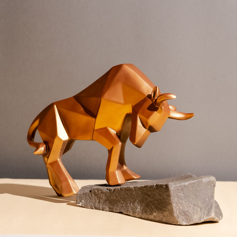 Buy Ox Gladior Showpiece - Copper Showpieces from Vaaree