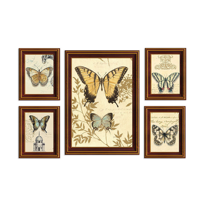 Wall Art & Paintings - Glory Flutter Wall Art - Set Of Five