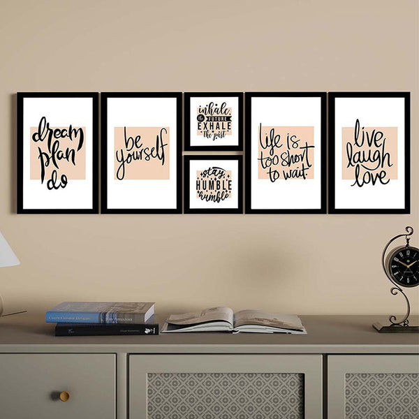 Wall Art & Paintings - Life Plans Wall Art - Set Of Six