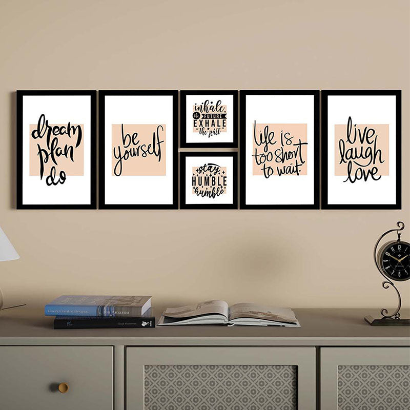 Buy Life Plans Wall Art - Set Of Six Wall Art & Paintings from Vaaree