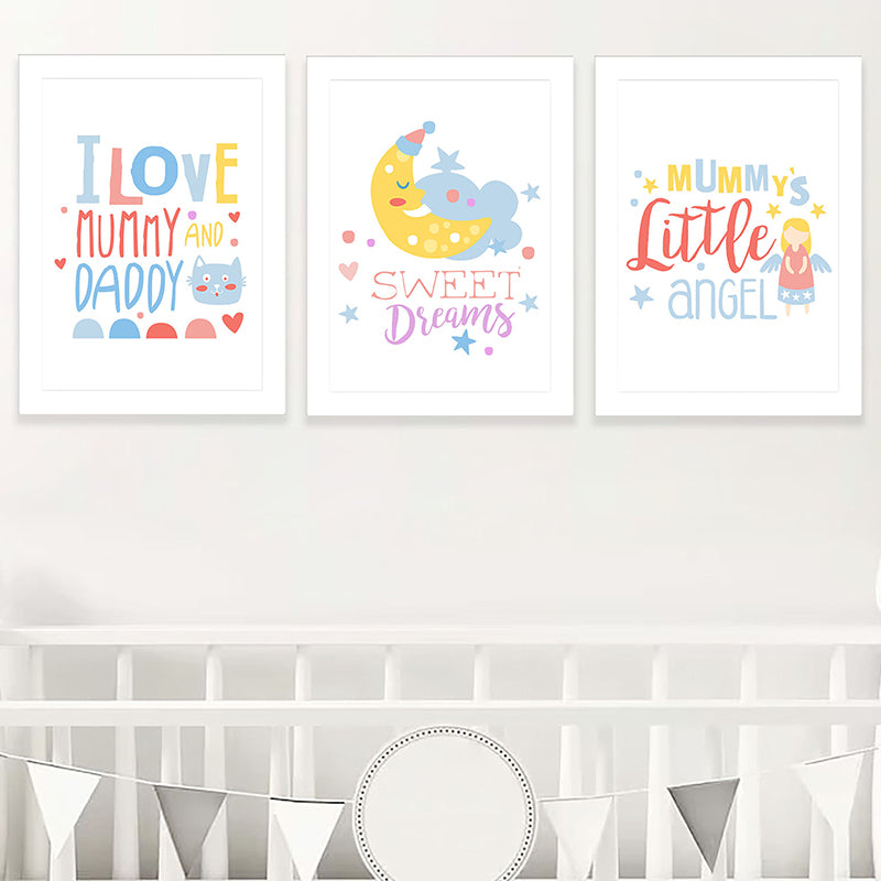 Buy Little Angel Wall Art - Set Of Three Wall Art & Paintings from Vaaree