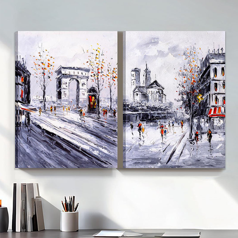 Wall Art & Paintings - Streets Of Wonder Wall Painting - Set Of Two