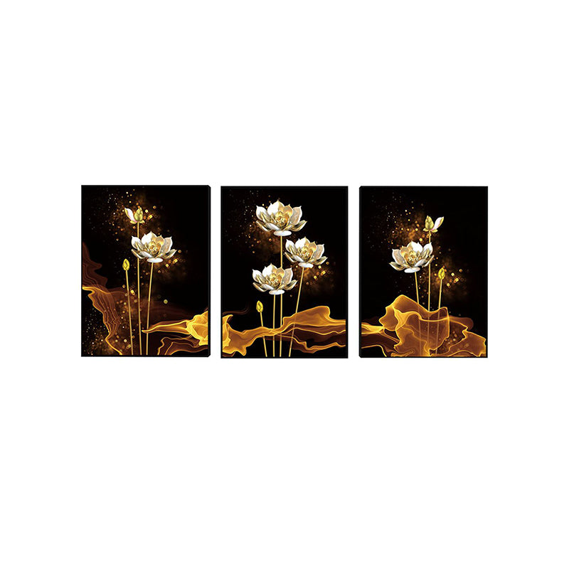 Wall Art & Paintings - Alba Floral Wall Painting - Set Of Three