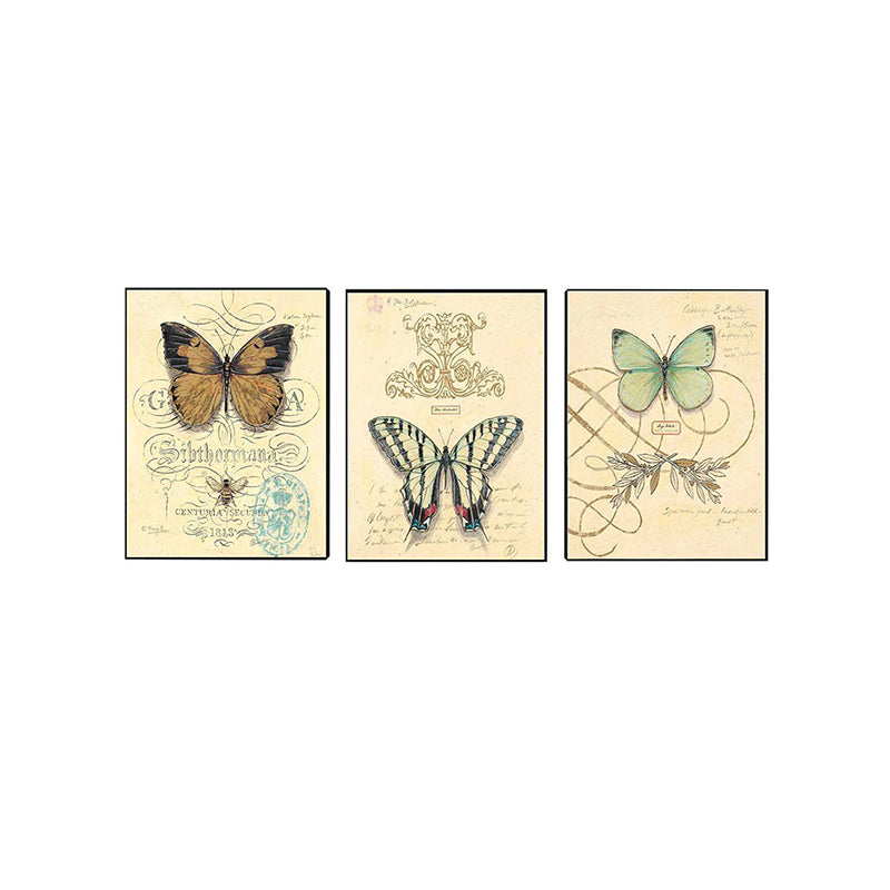 Wall Art & Paintings - Flutter Frame Wall Painting - Set Of Three