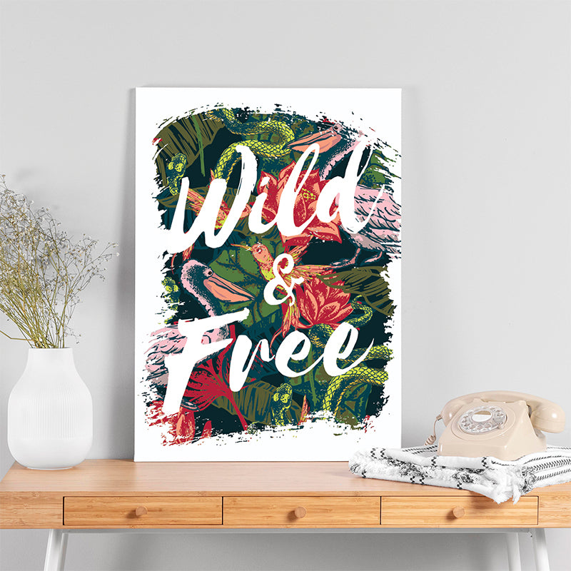 Wall Art & Paintings - Wild & Free Brushstroke Wall Art