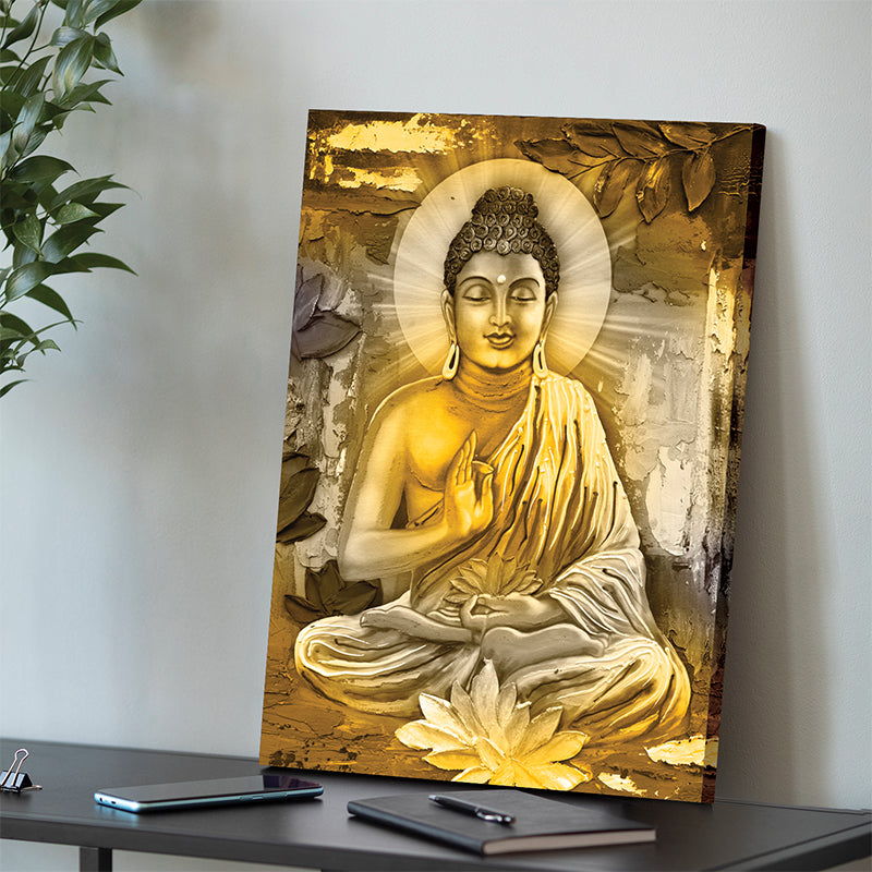 Wall Art & Paintings - Buddha Meditation Wall Painting