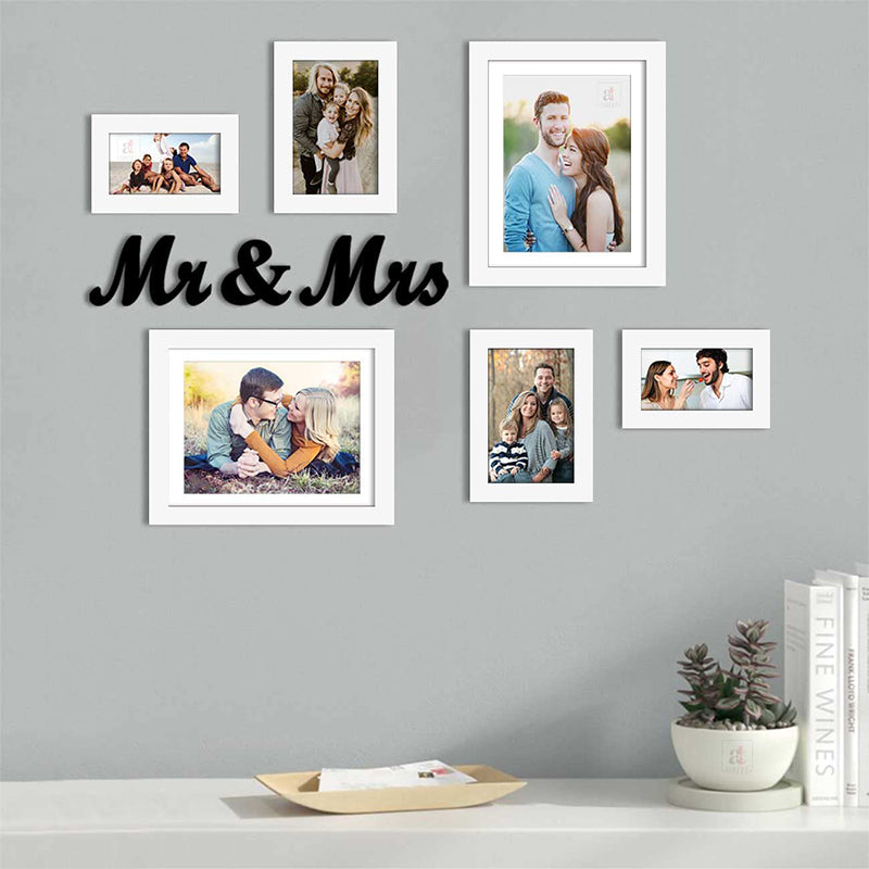 Buy Mr & Mrs Agna Photo Frame - Set Of Six Photo Frames from Vaaree