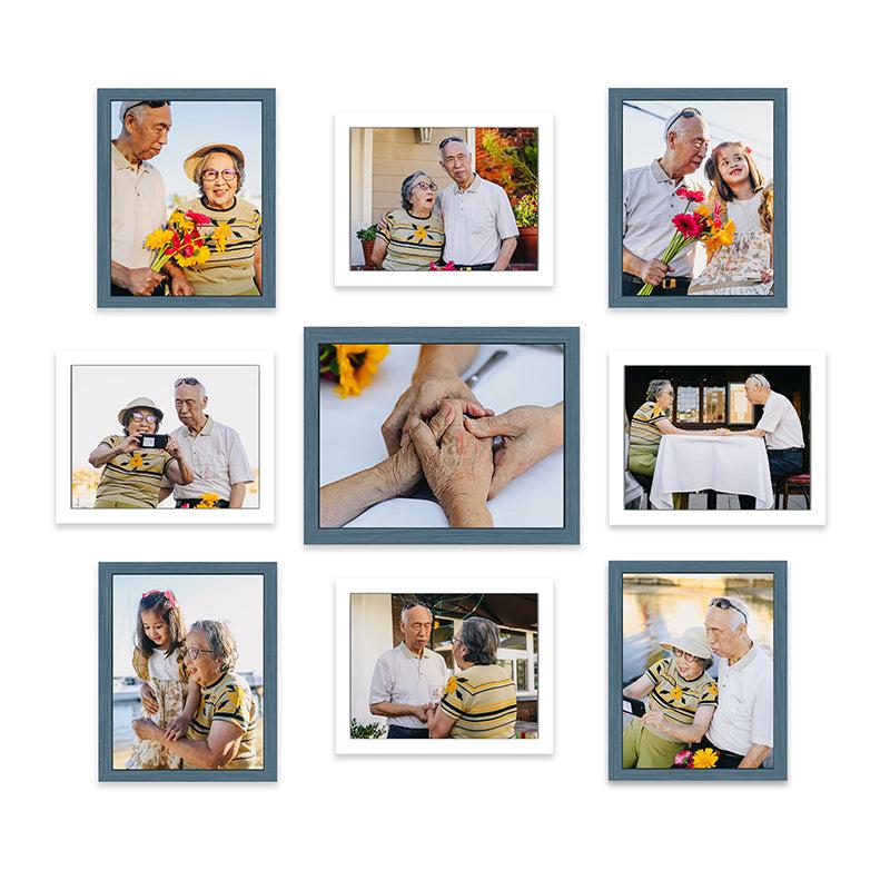 Buy Adalyn Photo Frame - Set Of Nine Photo Frames from Vaaree