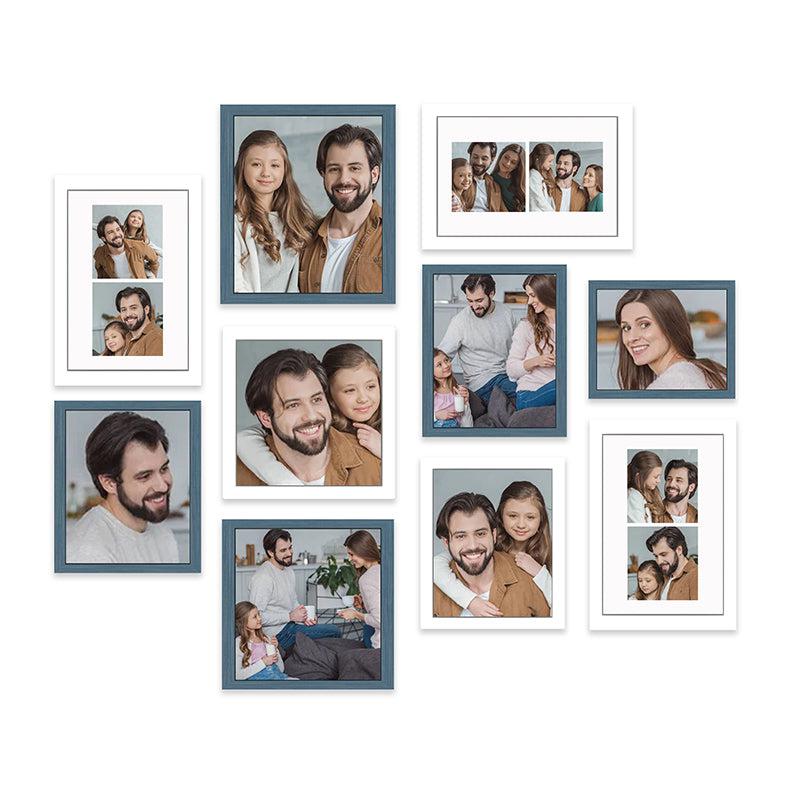 Buy Coralie Photo Frame - Set Of Ten Photo Frames from Vaaree