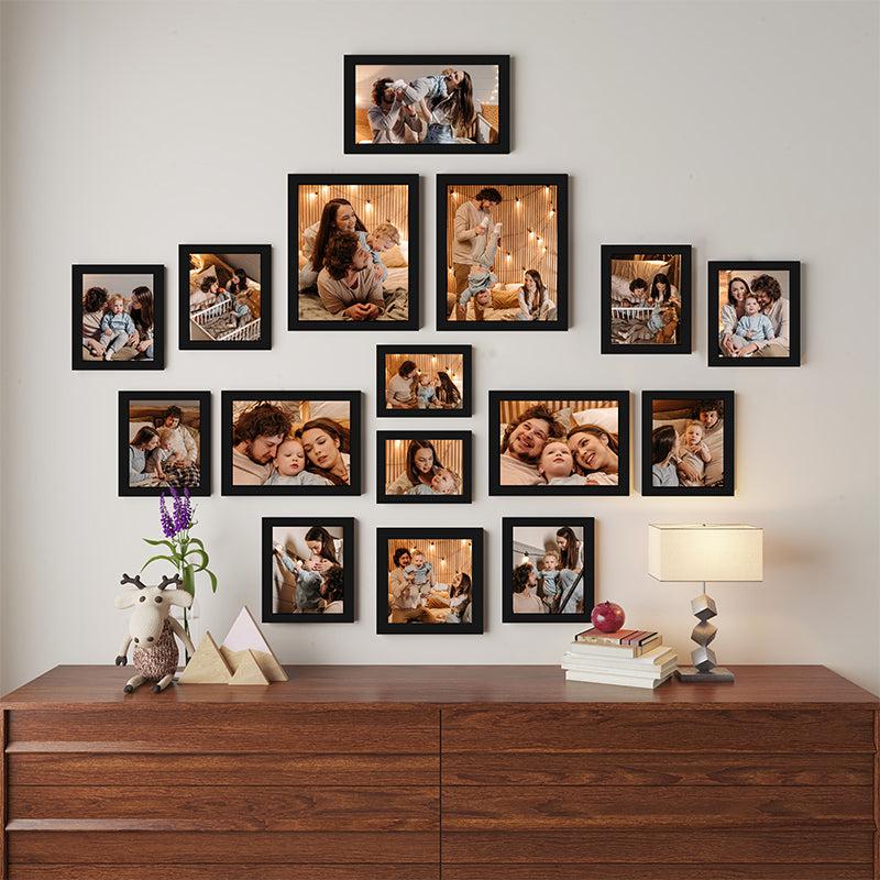 Buy Anika Photo Frame - Set Of Sixteen Photo Frames from Vaaree