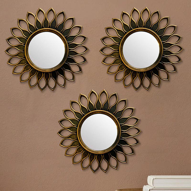 Buy Delaney Wall Mirror - Set Of Three Wall Mirror from Vaaree