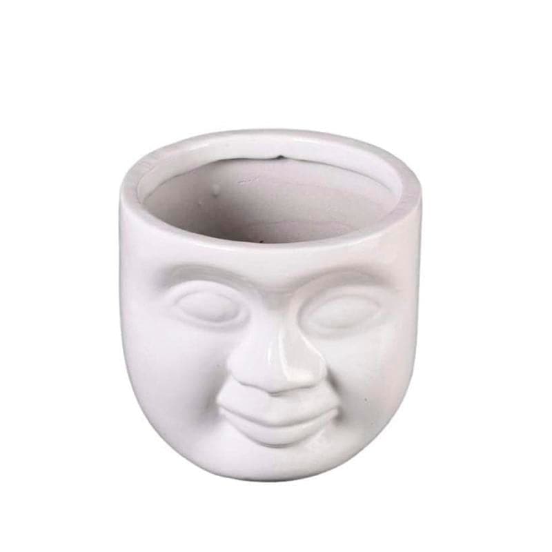 Buy Ugaoo Kid Pleasant Face Ceramic Pot Pots & Planters from Vaaree