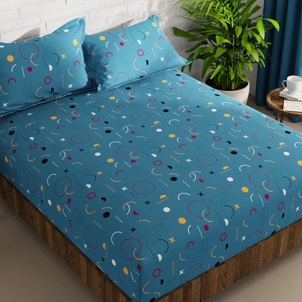 Buy Steallar Splash Bedsheet Bedsheets from Vaaree