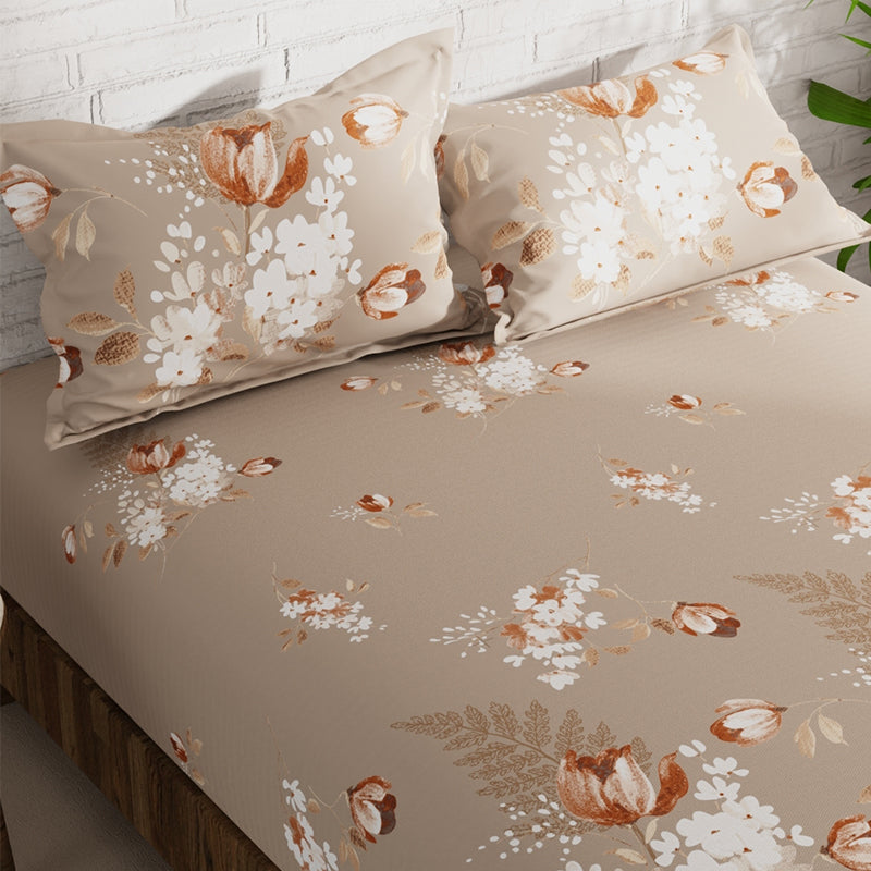 Buy Feather Field Floral Bedsheet Bedsheets from Vaaree