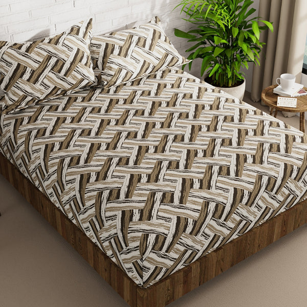 Buy Claire Abstract Bedsheet Bedsheets from Vaaree