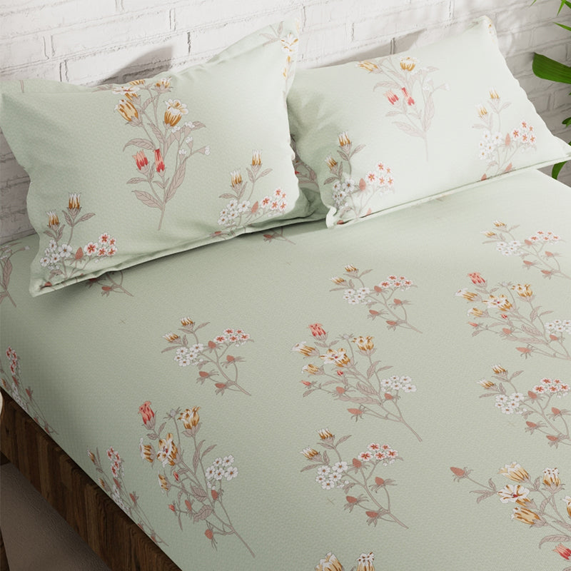 Buy Eden Floral Bedsheet Bedsheets from Vaaree