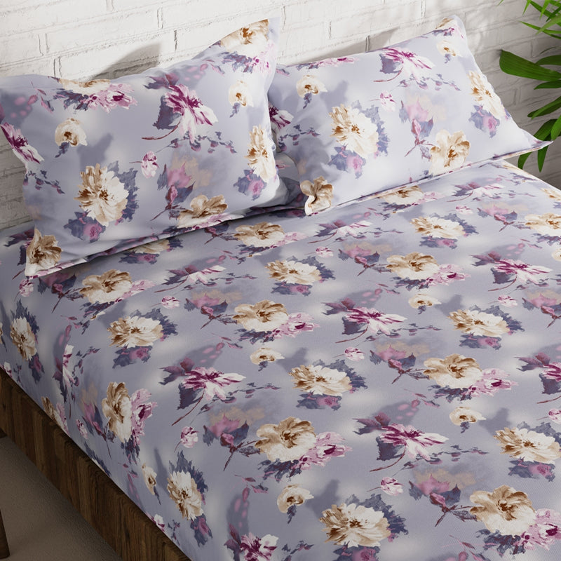 Buy Emily Floral Bedsheet Bedsheets from Vaaree