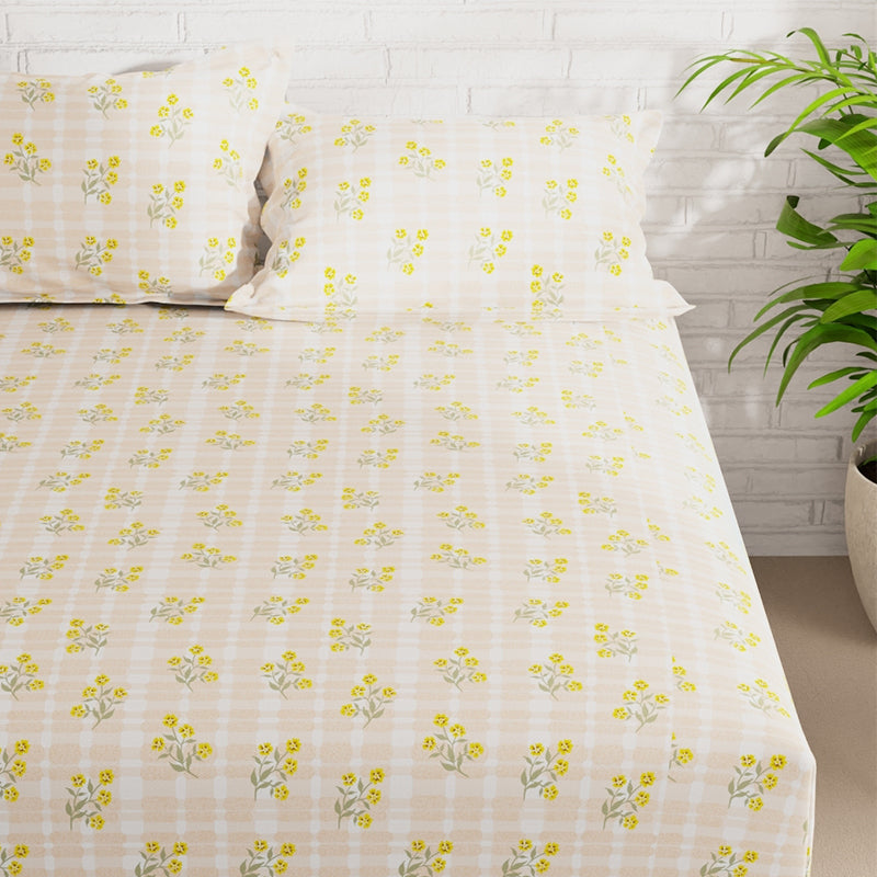 Buy Cayi Floral Bedsheet Bedsheets from Vaaree