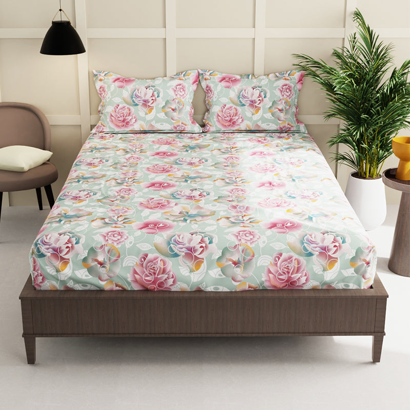 Buy Avig Floral Bedsheet Bedsheets from Vaaree