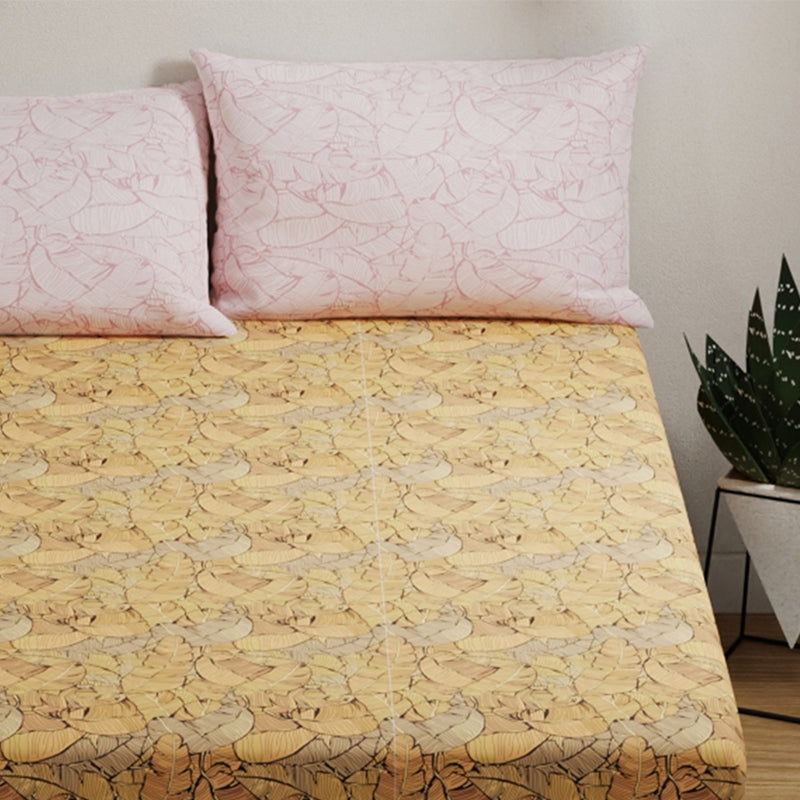 Buy Tova Floral Bedsheet Bedsheets from Vaaree