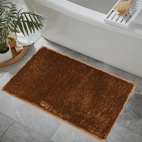 Buy Lecro Anti Skid Bath Mat - Golden Brown Bath Mats from Vaaree