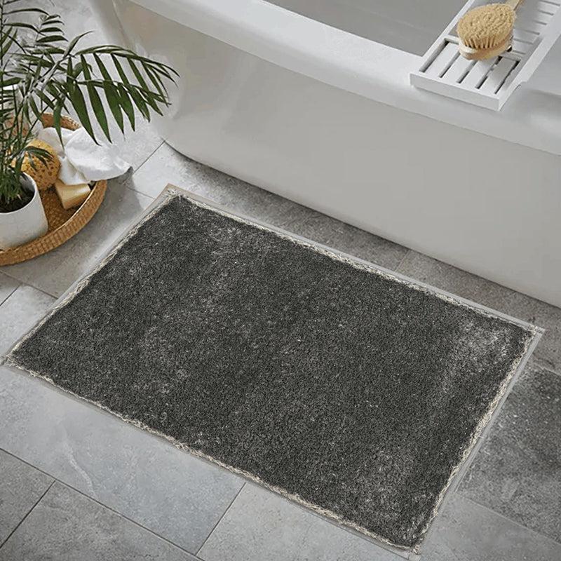 Buy Lecro Anti Skid Bath Mat - Grey Bath Mats from Vaaree