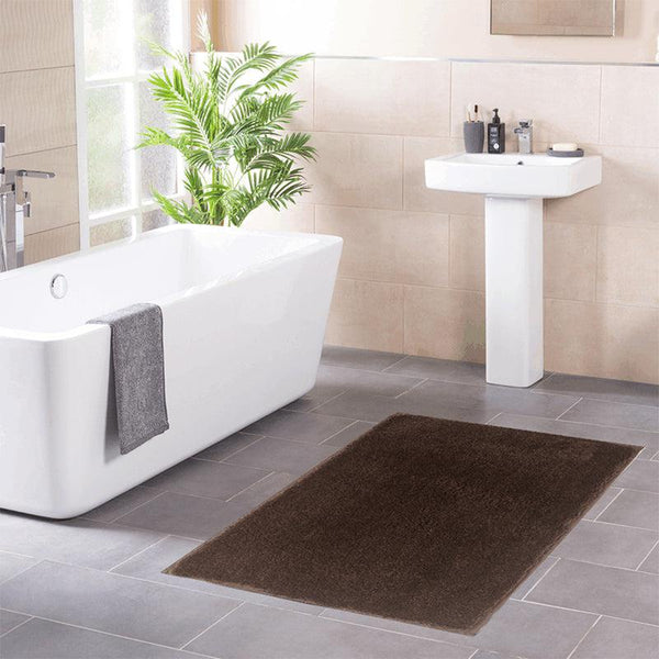 Buy Lecro Anti Skid Bath Mat - Brown Bath Mats from Vaaree