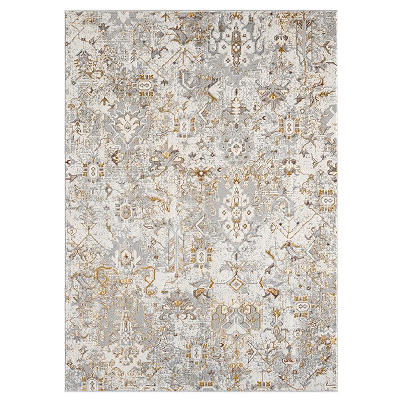 Buy Oviya Boho Carpet - Grey & Carmel Carpet from Vaaree