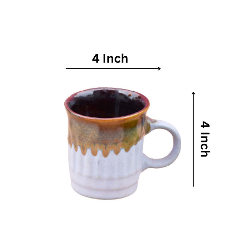 Buy Letta Drip Ceramic Mug - 300 ML Mug & Tea Cup from Vaaree