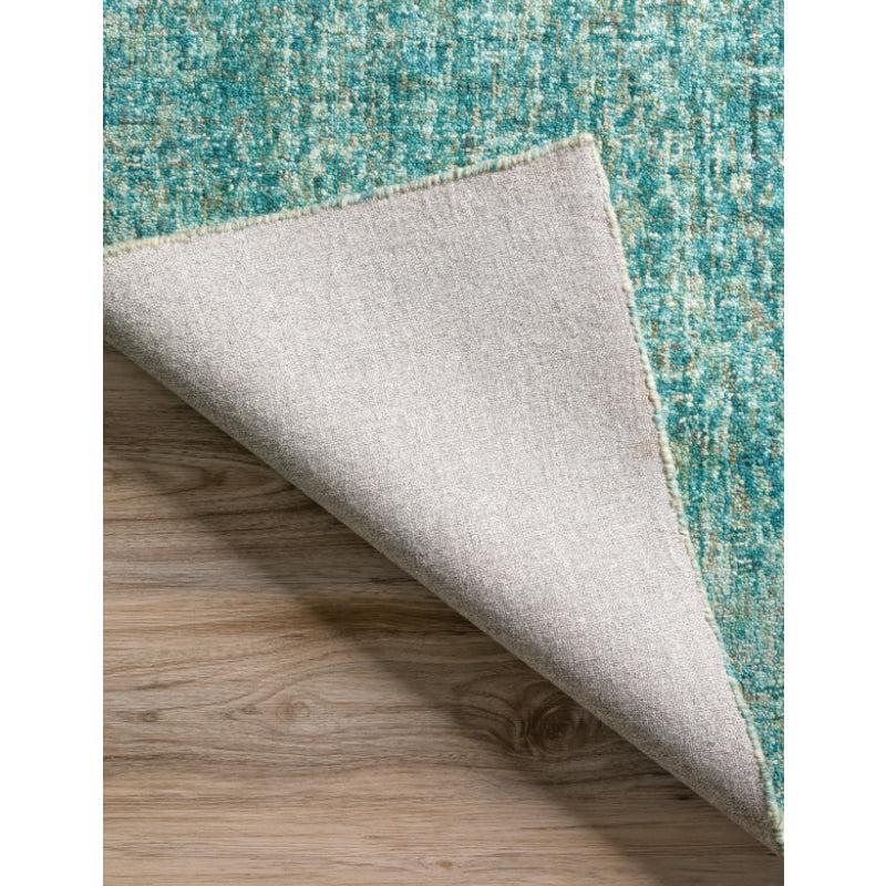 Buy Handloom Harmony Hand Woven Rug - Sea Blue Rugs from Vaaree