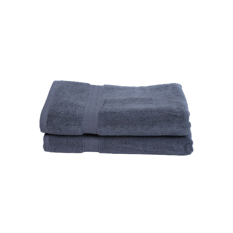 Buy Miorah Bath Towel (Grey) - Set Of Two Bath Towels from Vaaree