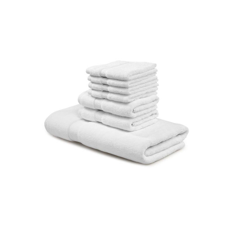 Buy Miorah Towel Combo (White) - Eight Piece Set Towel Sets from Vaaree