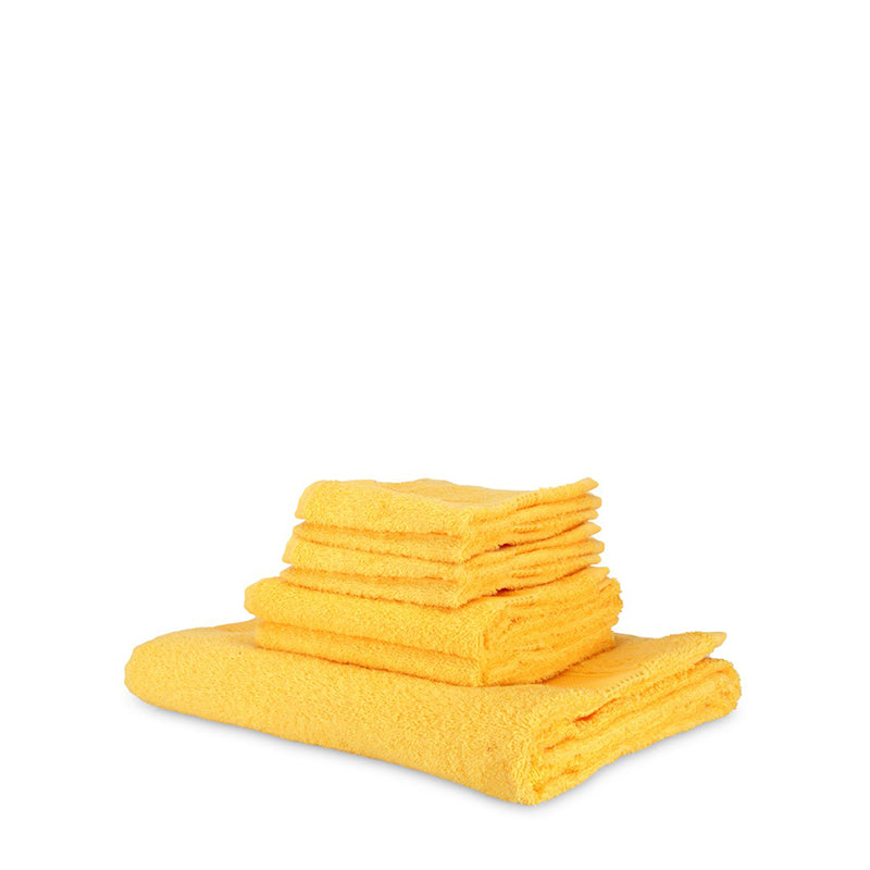 Buy Eva Quick Dry Towel Combo (Yellow) - Seven Piece Set Towel Sets from Vaaree