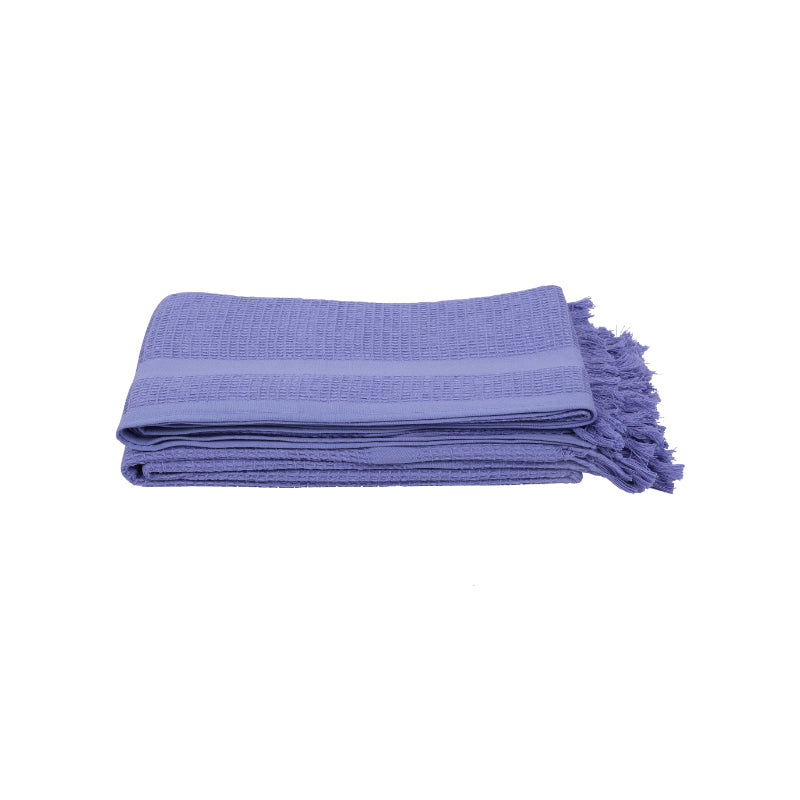 Buy Avera Bath Towel (Blue) - Set Of Two Bath Towels from Vaaree