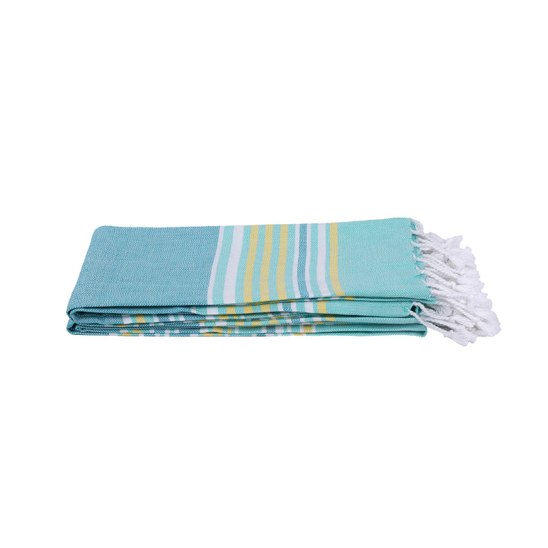 Buy Jadore Bath Towel (Blue) - Set Of Two Bath Towels from Vaaree