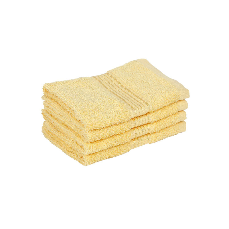 Buy Bodil Face Towel (Yellow) - Set Of Twelve Hand & Face Towels from Vaaree