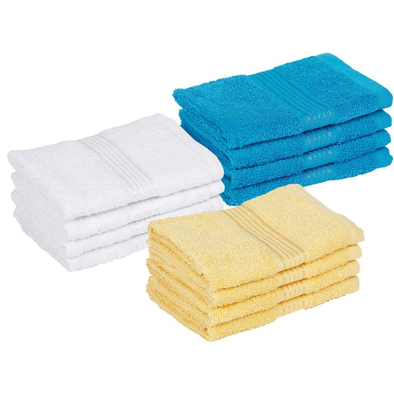 Buy Eva Quick Dry Face Towel (Multi) - Set Of Twelve Hand & Face Towels from Vaaree