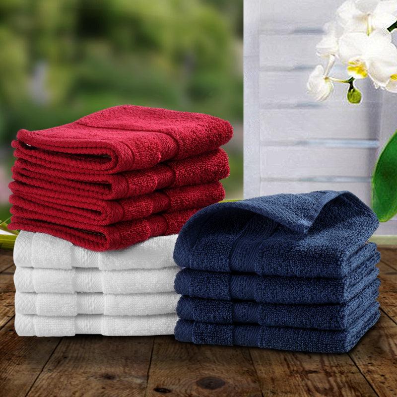 Buy Holga Miorah Face Towel - Set Of Twelve Hand & Face Towels from Vaaree