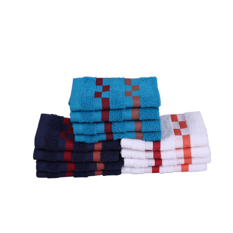 Buy Criva Delpha Face Towel - Set Of Twelve Hand & Face Towels from Vaaree